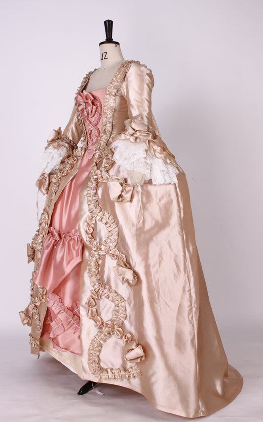 Robe à la Française Rococo Dress, 18th Century Marie Antoinette Gown, Free Design Service Included, Custom Color and Made-to-Measure